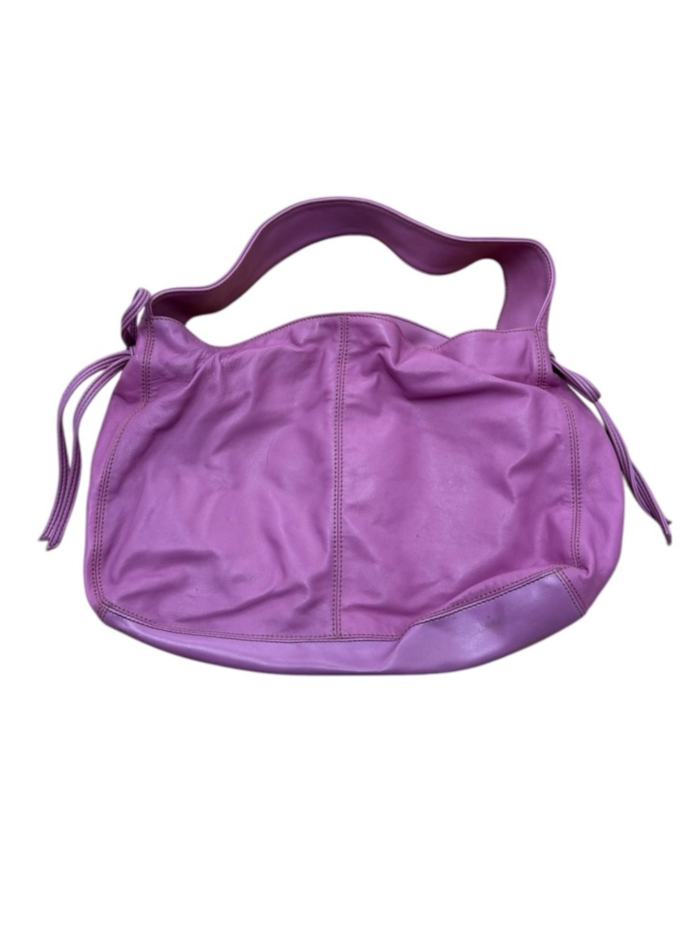 Women’s Vintage Liz Claiborne Pink Leather Shoulder Bag Y2K